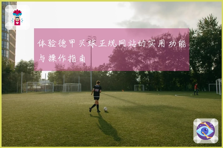体验德甲买球正规网站的实用功能与操作指南